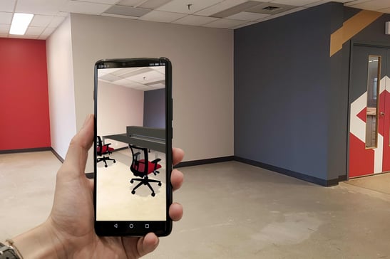 Furniture configuration in AR