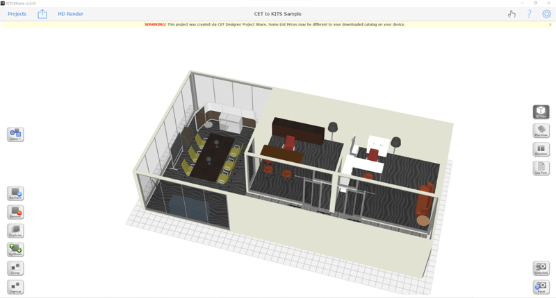 A computer screen shot of a room
Description automatically generated